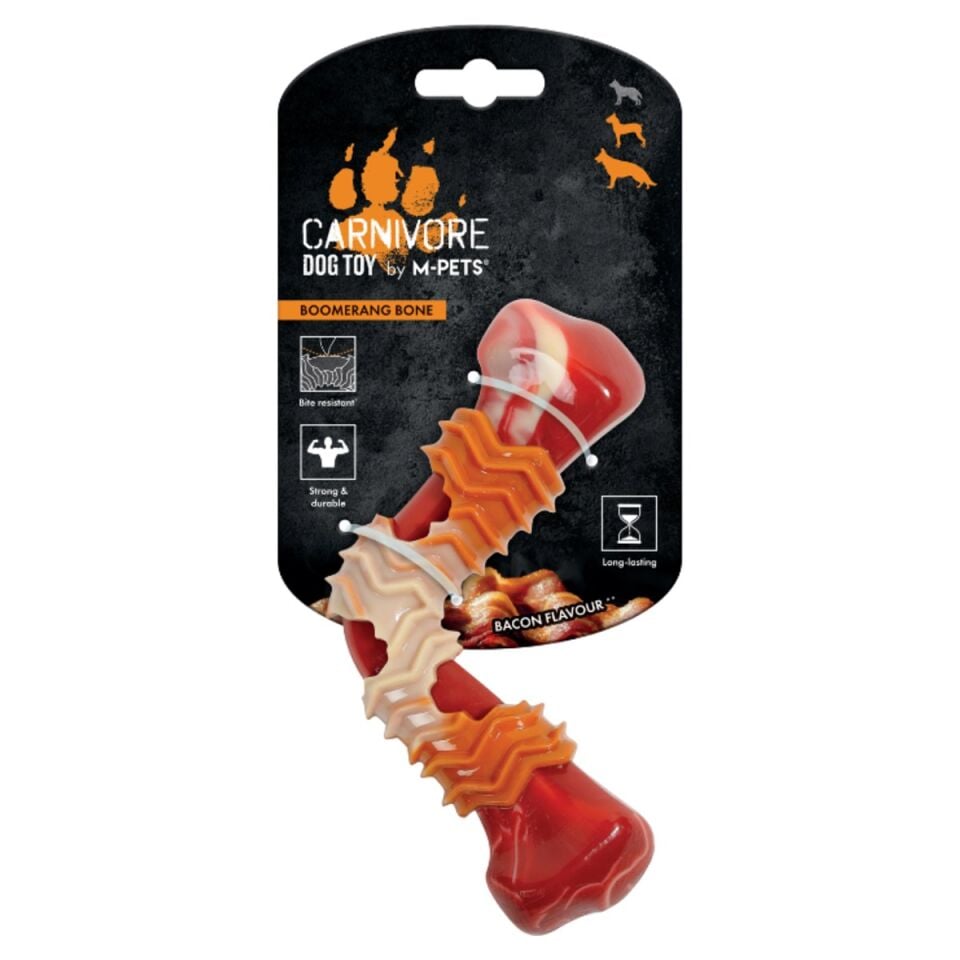 M-Pets Carnivore Boomerang Bone Pastırma Kokulu Köpek Oyuncağı ürün görseli