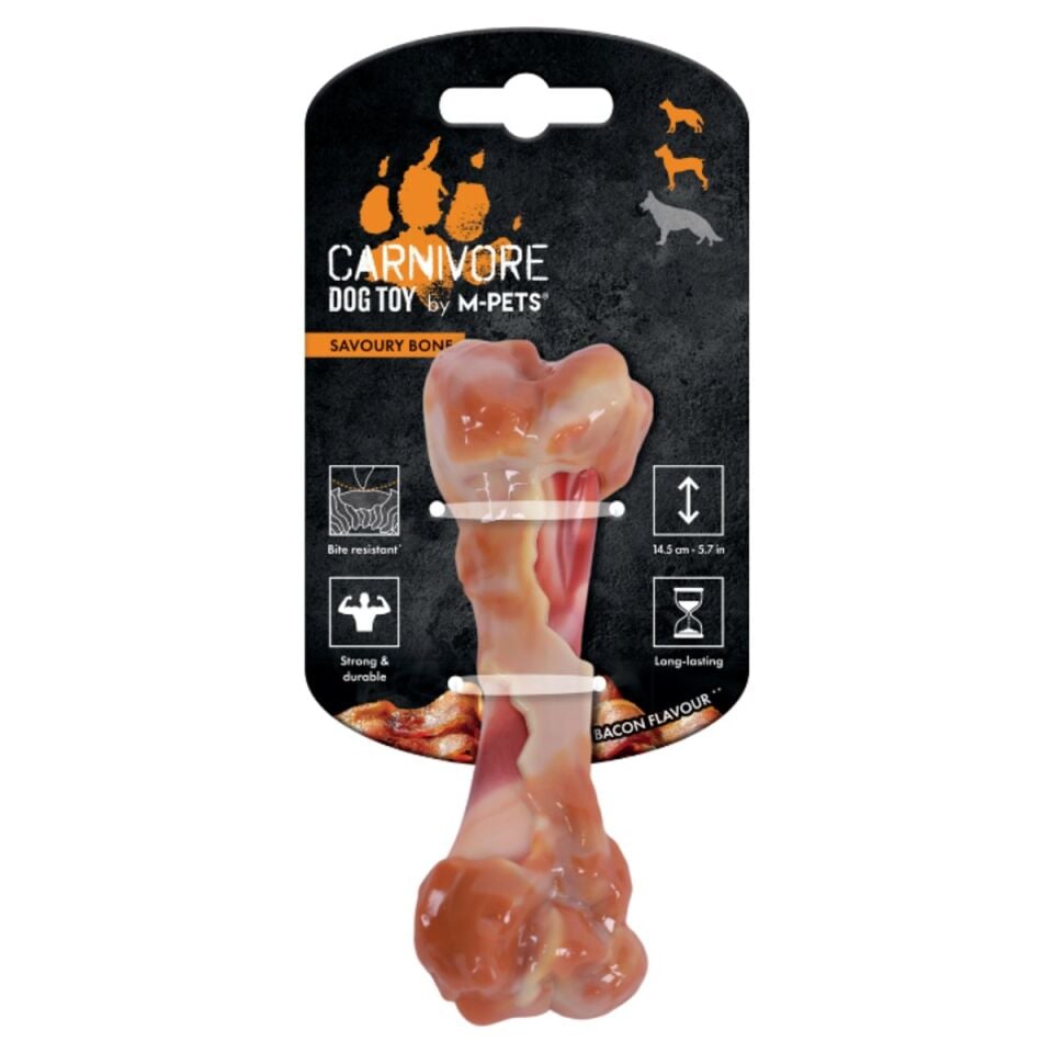 M-Pets Carnivore Savoury Bone Pastırma Aromalı Köpek Oyuncağı ürün görseli