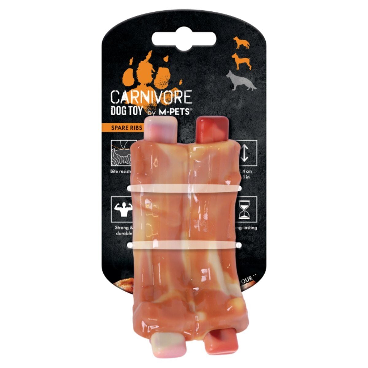 M-Pets Carnivore Spare Ribs Pastırma Aromalı Köpek Oyuncağı ürün görseli