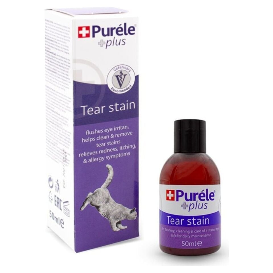 Purele Kedi ve Köpek Gözyaşı Lekesi Temizleme Solüsyonu 50 ml ürün detay görseli 2