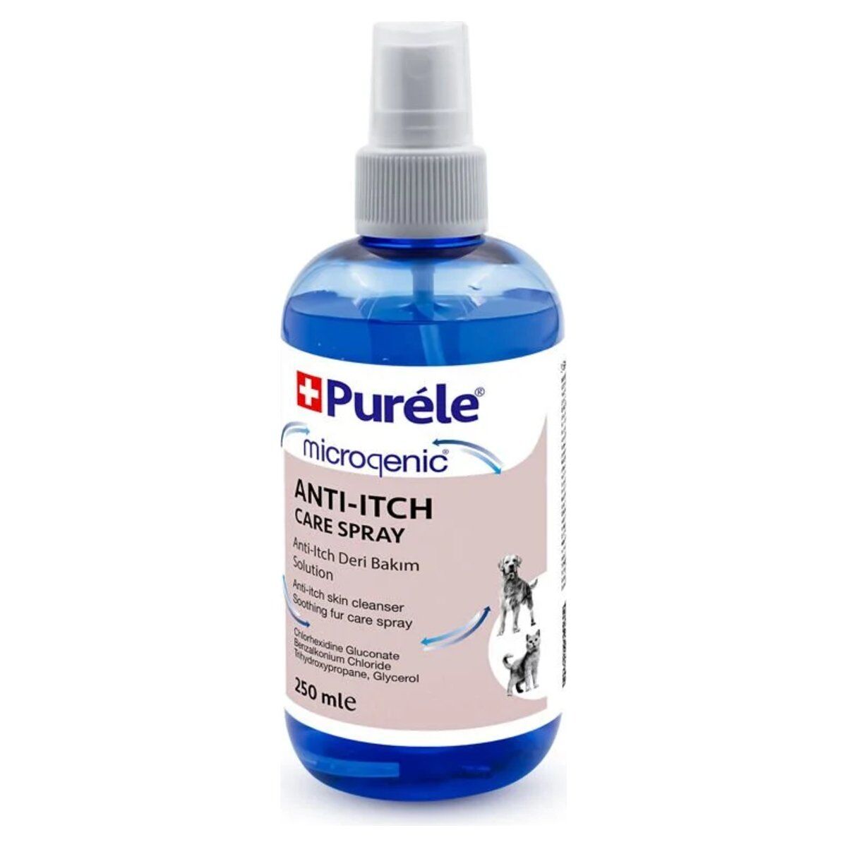 Purele Kedi ve Köpek Kaşıntı Önleyici Sprey 250 ml ürün görseli