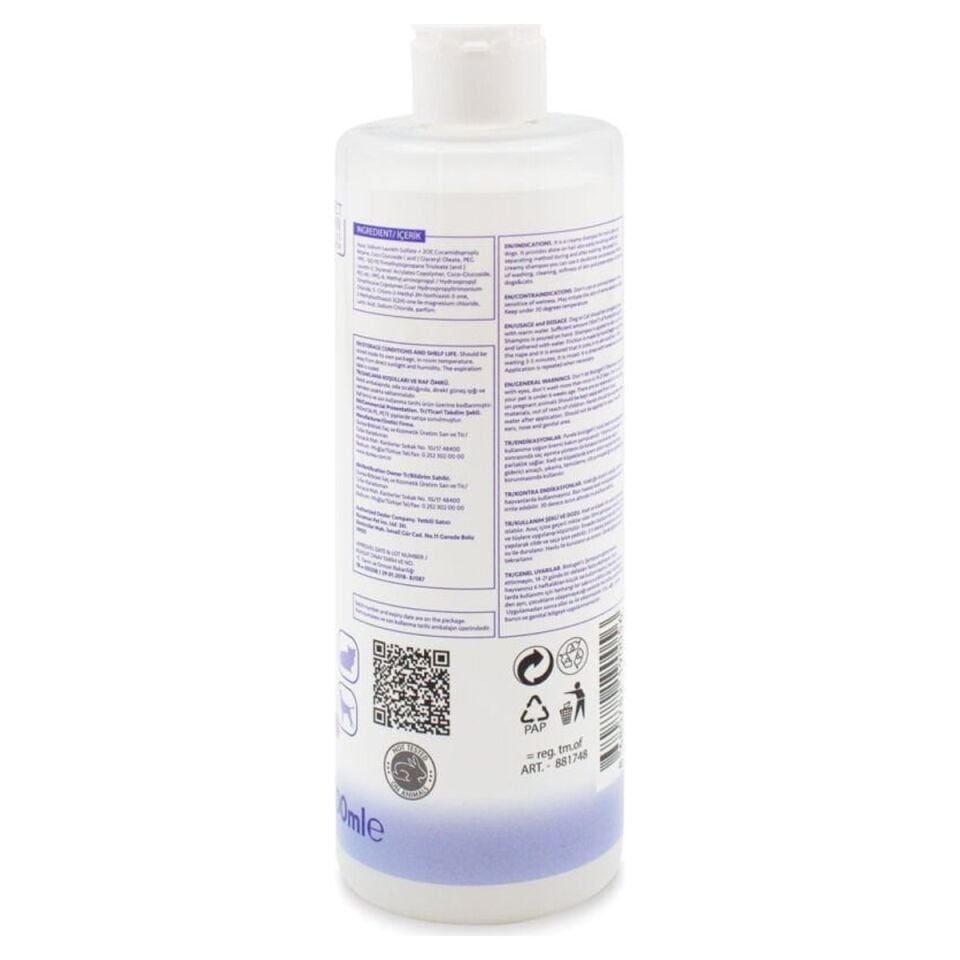 Purele Kremli Kedi ve Köpek Şampuanı 400 ml ürün detay görseli 2