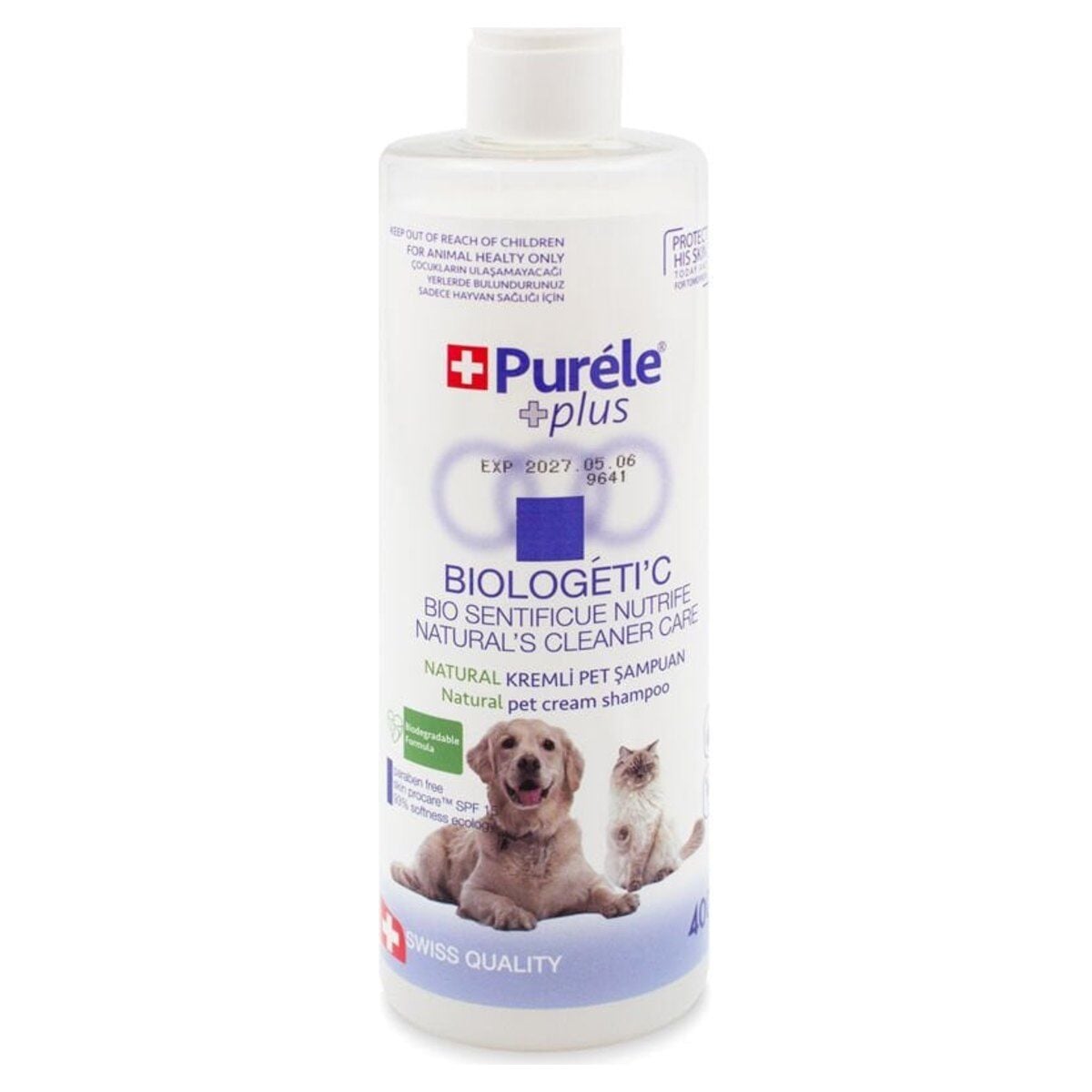 Purele Kremli Kedi ve Köpek Şampuanı 400 ml ürün görseli