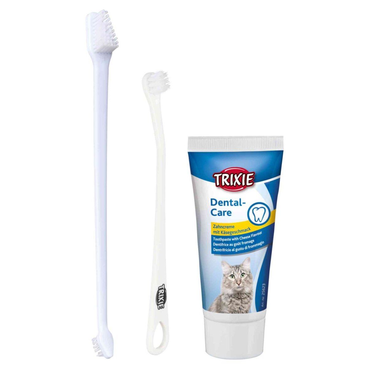 Trixie Kedi Diş Bakım Seti Peynir Aromalı ürün görseli