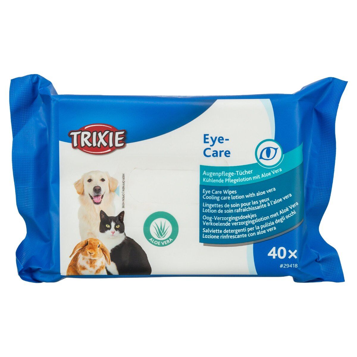 Trixie Köpek ve Kedi Göz Temizleme Mendili ürün görseli