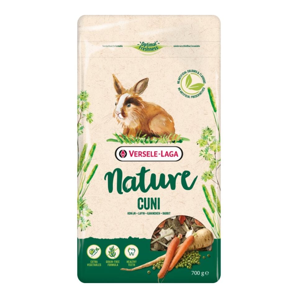 Versele-Laga Nature Cuni Tavşan Yemi 700 g ambalajı