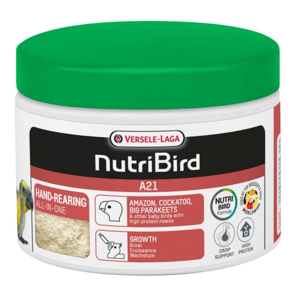 Versele-Laga NutriBird A21 Elle Yetiştirme Maması 250 g ambalajı