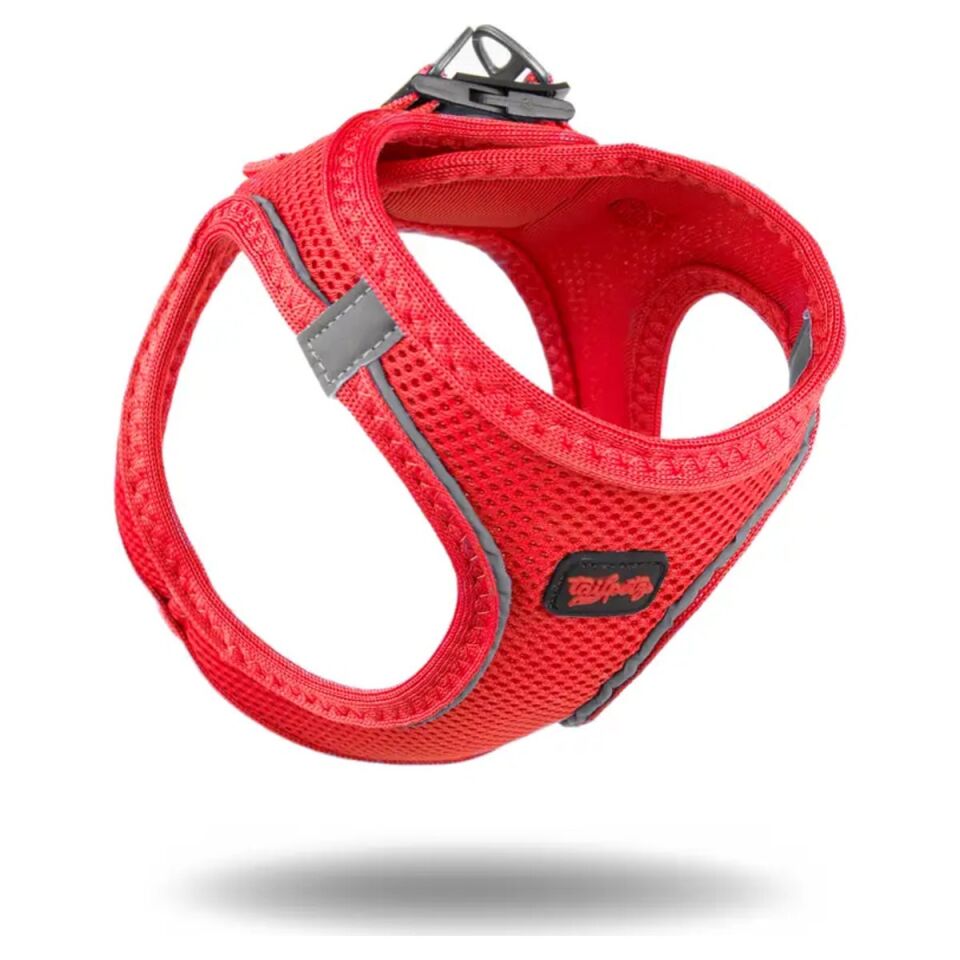 Tailpetz Air-Mesh Kedi ve Köpek Göğüs Tasması Garnet Kırmızısı - 2XS ürün görseli