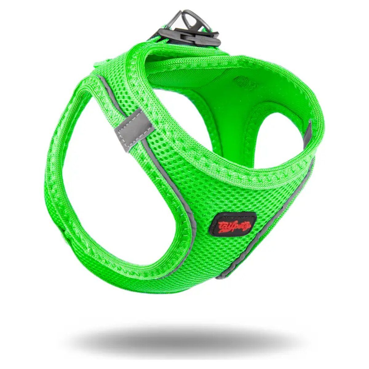 Tailpetz Air-Mesh Kedi ve Köpek Göğüs Tasması Neon Yeşil - 3XS ürün görseli